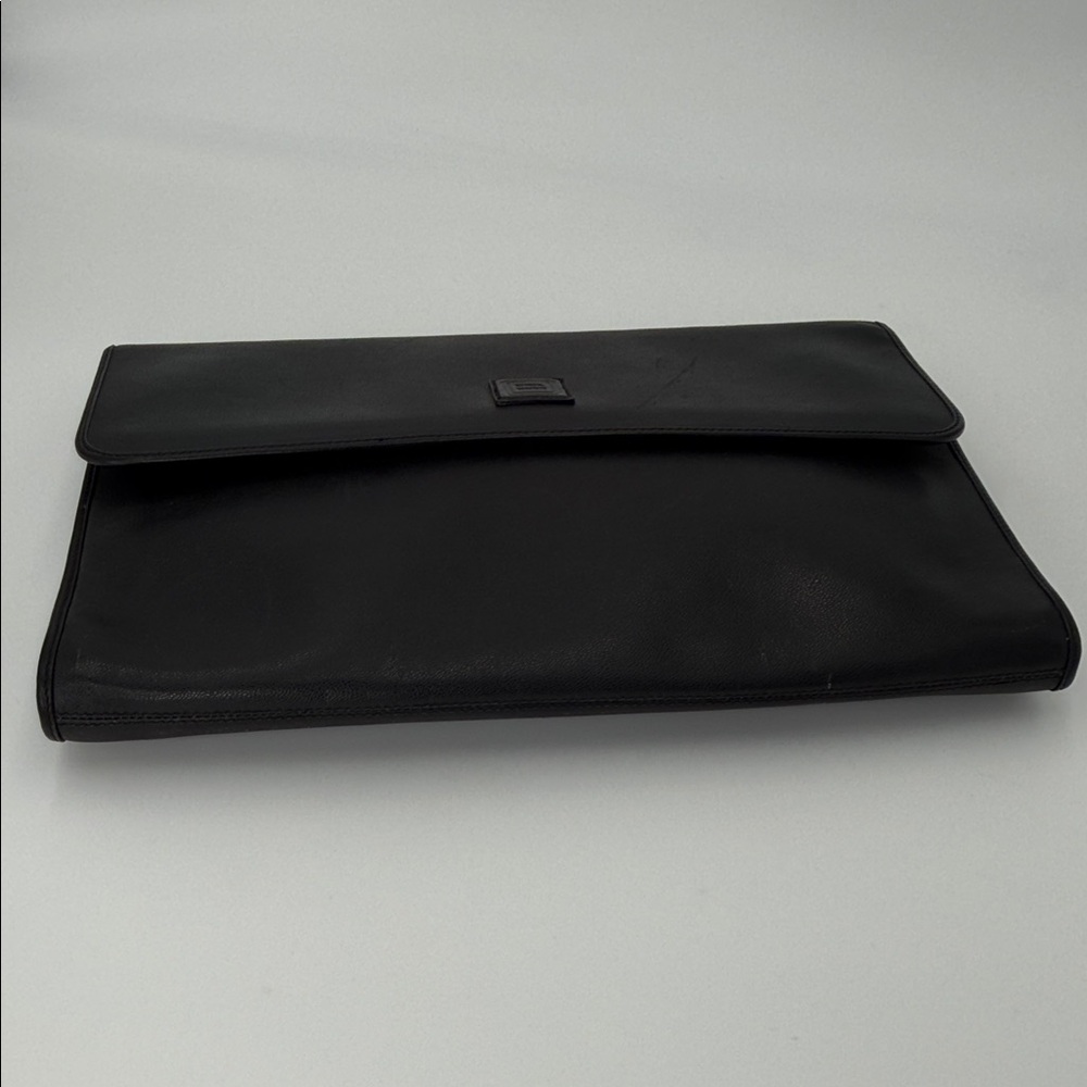 Nina Ricci Black Leather Envelope Bag - Picture 3 of 9
